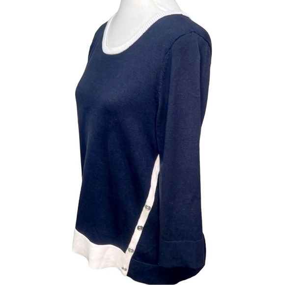 Christopher & Banks Button Detail Sweater - Picture 3 of 7